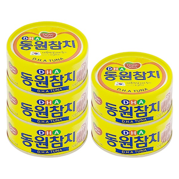동원 DHA 참치 동원참치 150g 5개 : 또와 상점