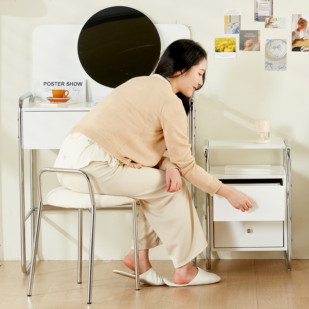 [N포인트 1만]플레르 서랍형 수납장 거울 화장대 800