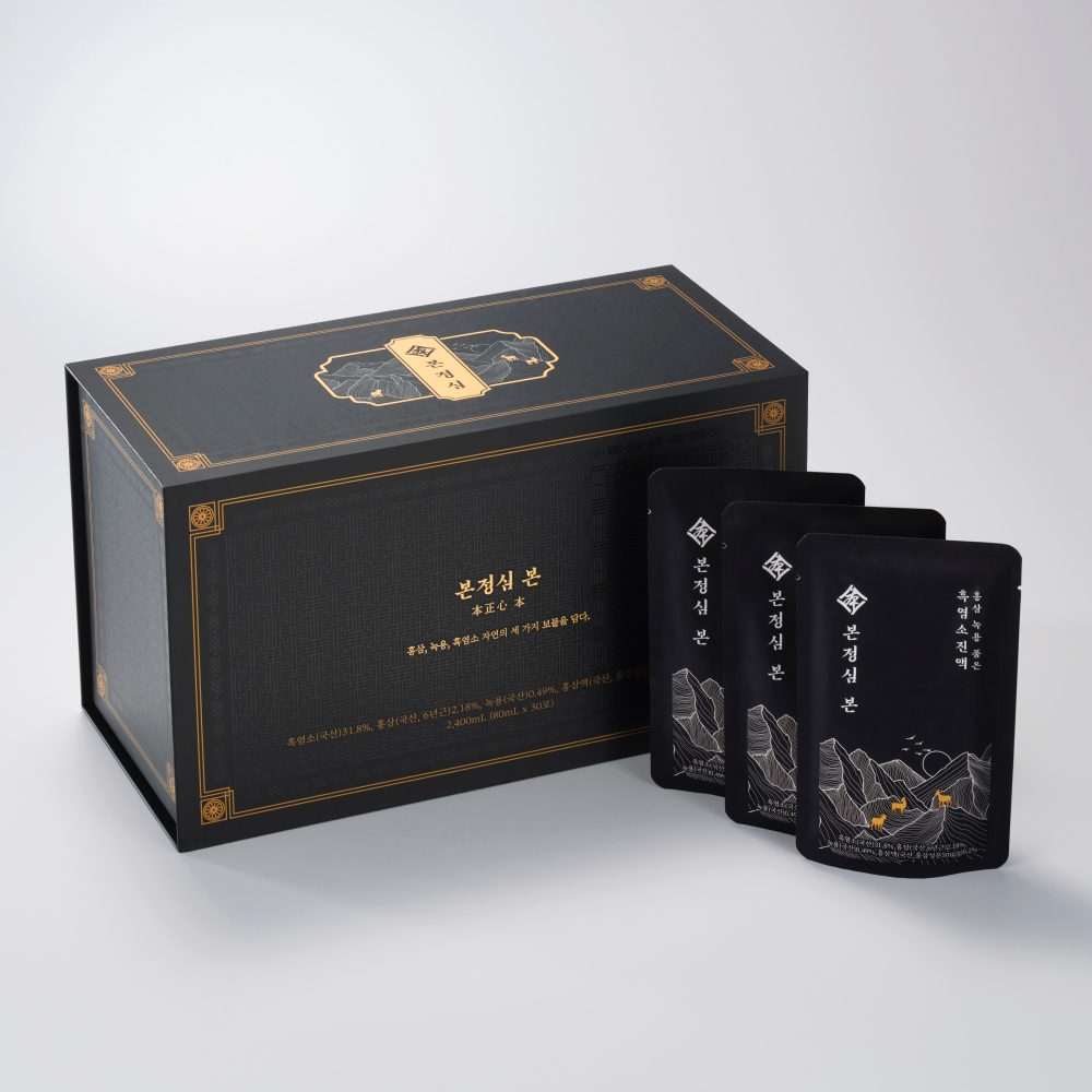 [초고함량] 본정심 흑염소진액 흑염소즙 엑기스 흙염소 지리산 토종 30포, 1개 상세 이미지 3