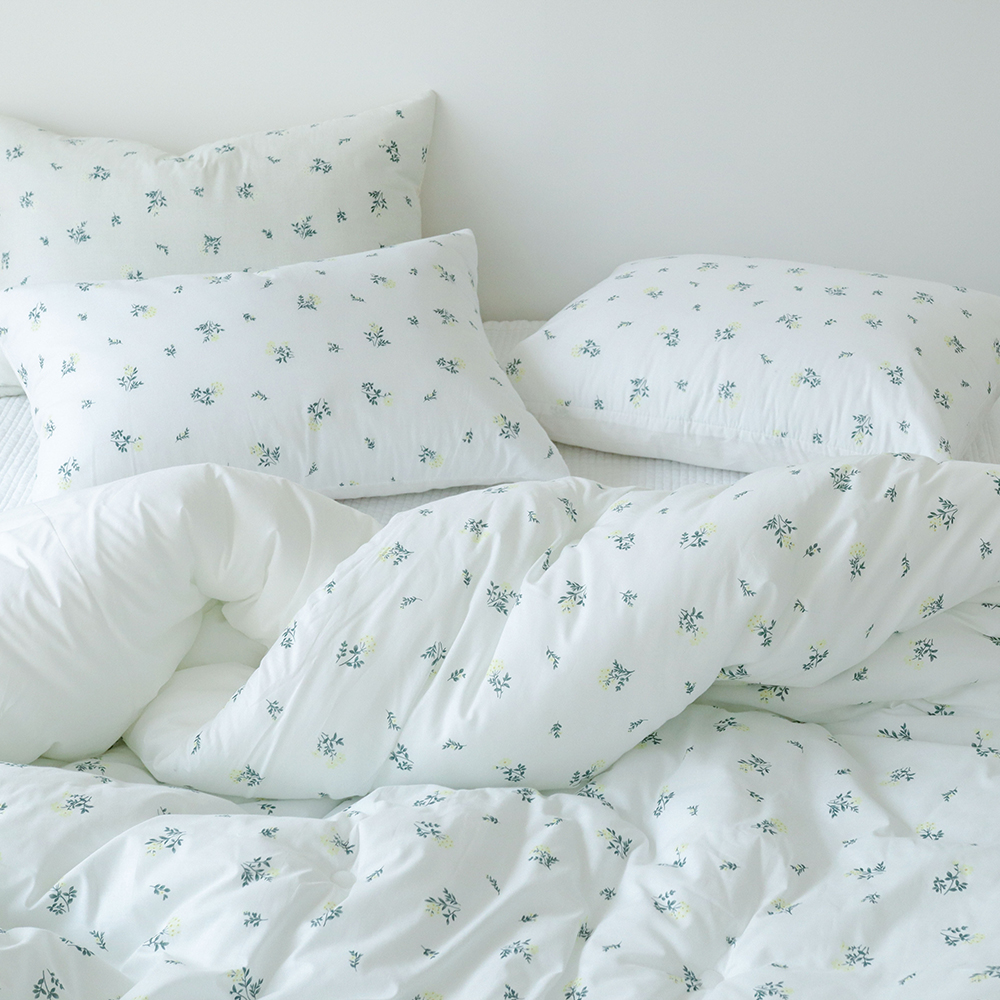 에델 플라워 60수 아사 순면 알러지케어 옥수수솜 사계절 차렵이불 SS