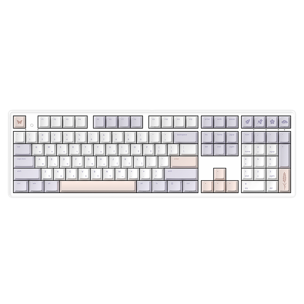 프리플로우 archon E1 PRO MAX 8K 래피드트리거 게이밍키보드 라벤더, 무접점(정전용량), 40g