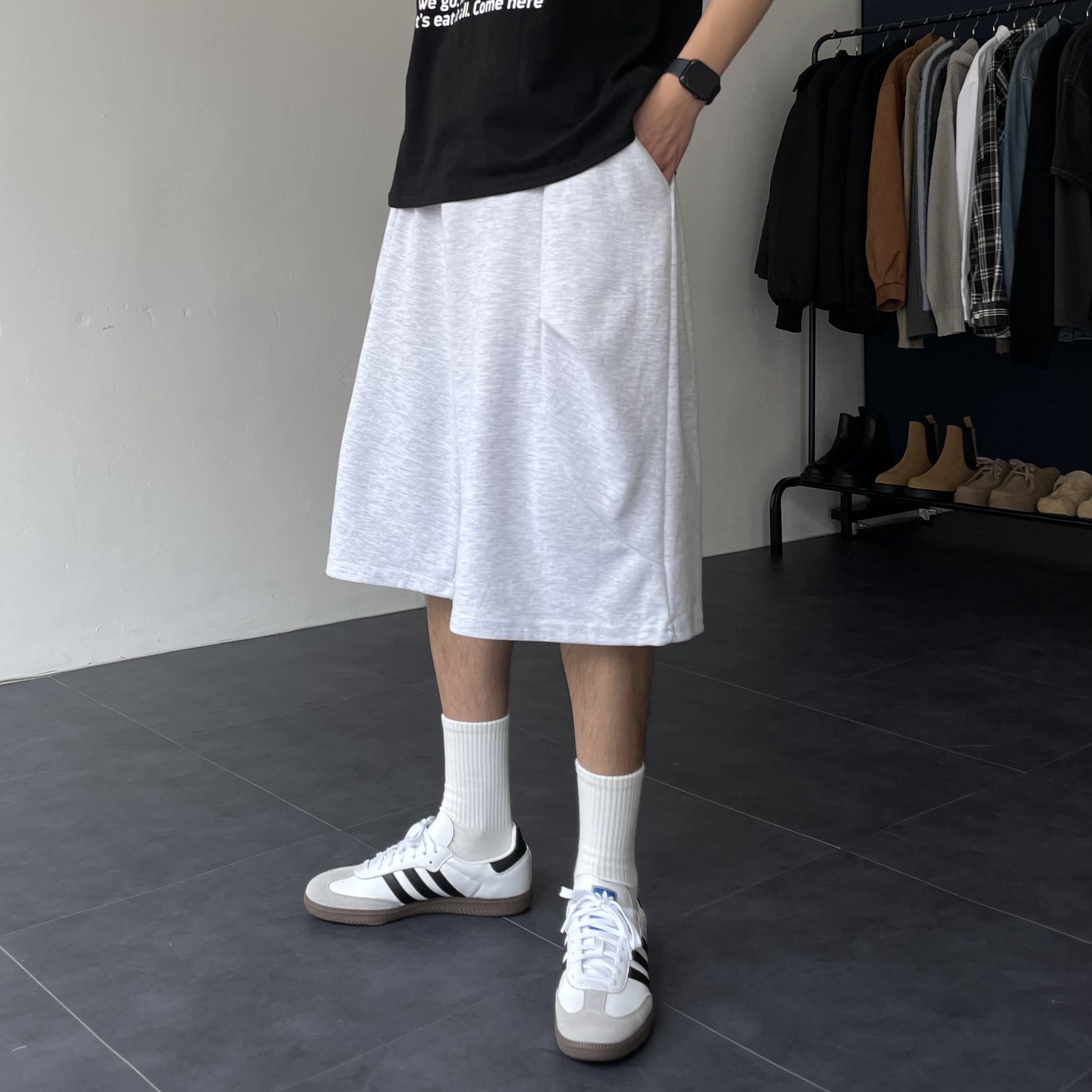 남자7부반바지 남자버뮤다팬츠 벌룬팬츠 - 상세 이미지 5