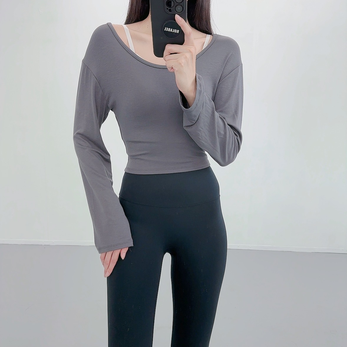 필라테스복 여성 요가복 필라테스복장 필라테스상의 애슬레저 요가옷 - 상세 이미지 5
