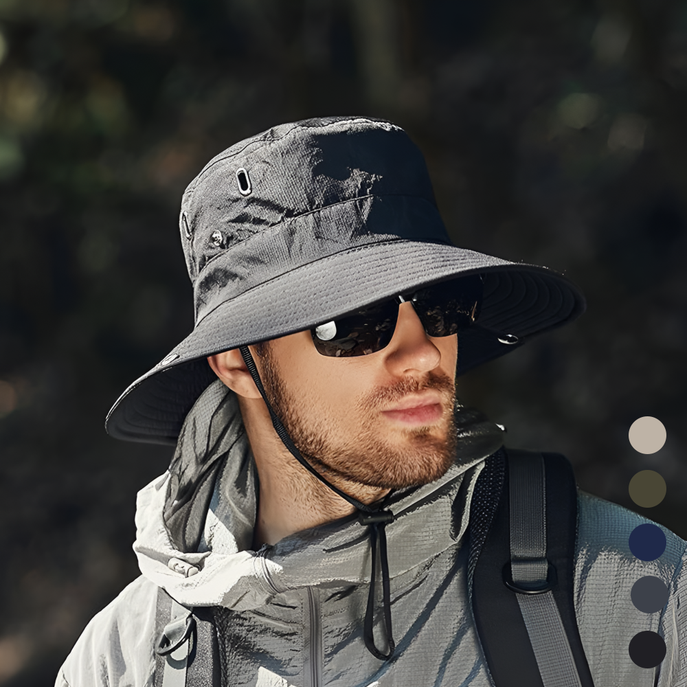 창큰모자 여행용 남자 여자 챙 넓은 벙거지 여름 정글 모자