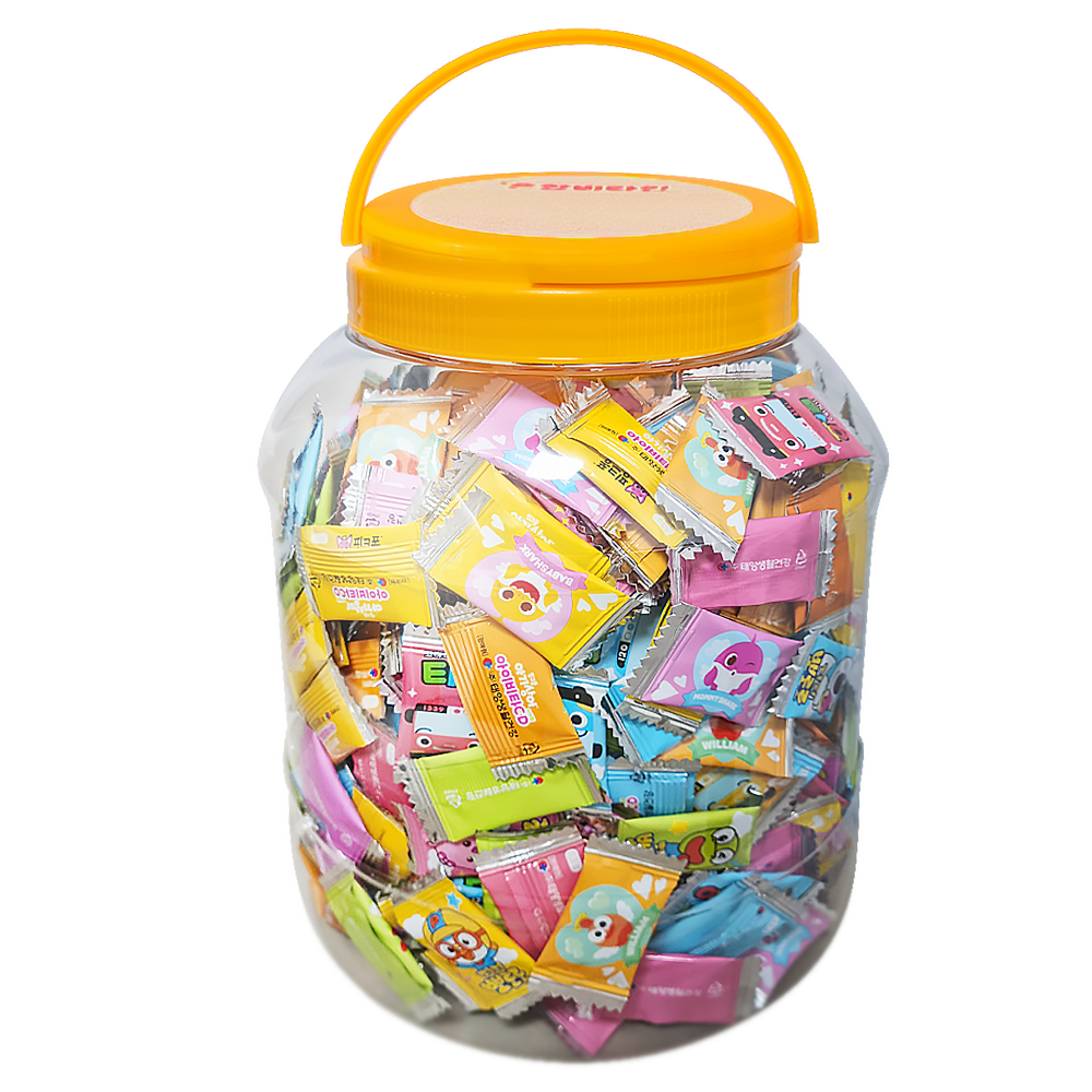 위클 뽀로로 핑크퐁 아기상어 타요 비타민 CD 아연 혼합 캔디 대용량 1kg - 상세 이미지 3