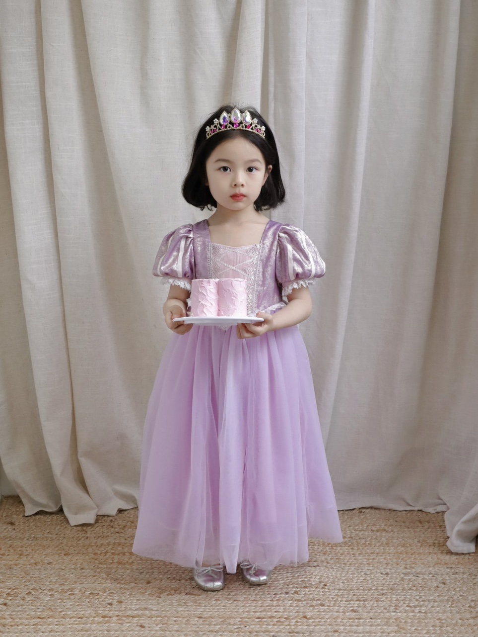 어린이날 선물 공주 생일 라푼젤 드레스 원피스 피오나 - 상세 이미지 4