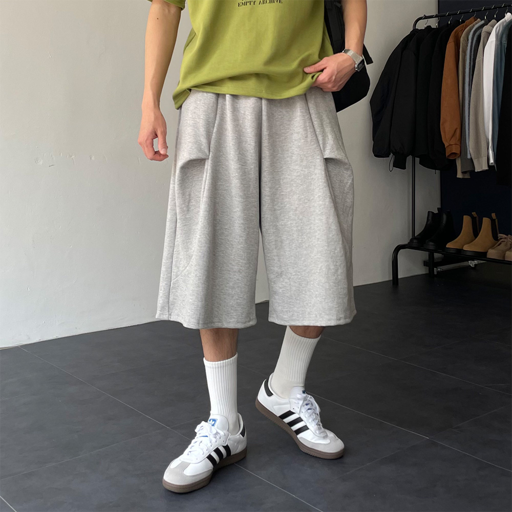 남자7부반바지 남자버뮤다팬츠 벌룬팬츠 - 상품 이미지