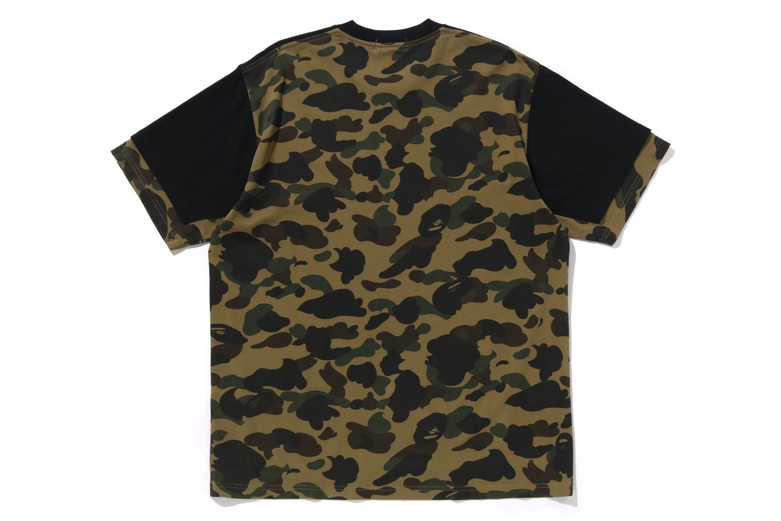 베이프 반팔티 1ST CAMO HEAVY WASHED BLOCKING RELAXED FIT TEE 4월 신상 1L30-109-337 - 상세 이미지 4