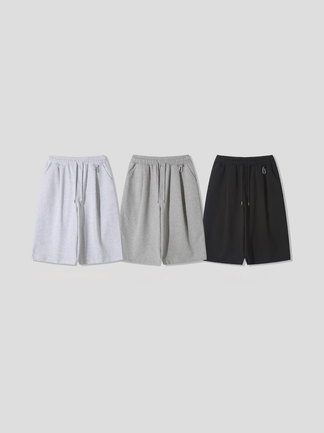 버뮤다 고밀도 카펜더 하프 팬츠 3COLOR 빅사이즈 반바지 오버핏 에이오알닷 - 상세 이미지 3