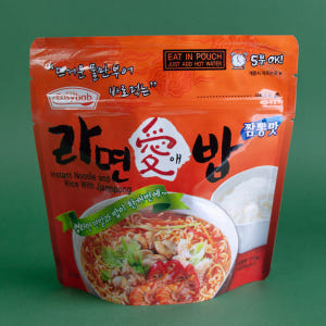 라면애밥 짬뽕맛 전투식량 비상식량 등산도시락 간편식 맛있게 먹은 솔직 후기 - 상품 이미지 2