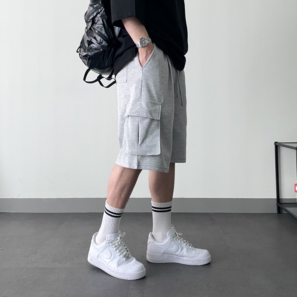 1+1 버뮤다카고팬츠 남자밴딩반바지 카고반바지 - 상세 이미지 2