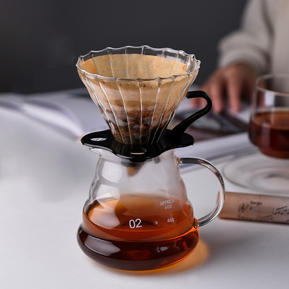 칼딘 핸드드립 커피서버 내열유리 눈금형 서버 MS-07 600ml, 투명 이미지 7