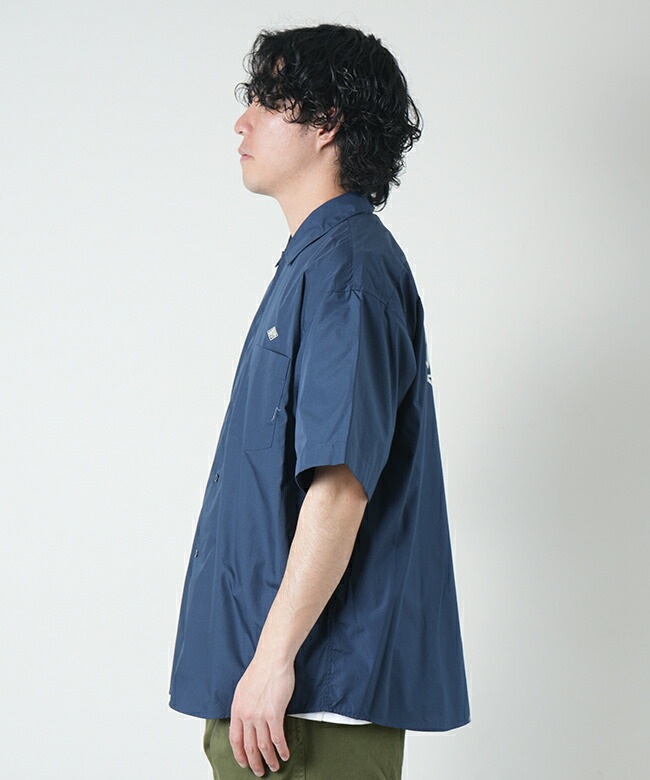 단톤 남성 백로고 워크 반팔 셔츠 DT-B0226TCR 40 NAVY - 상세 이미지 5