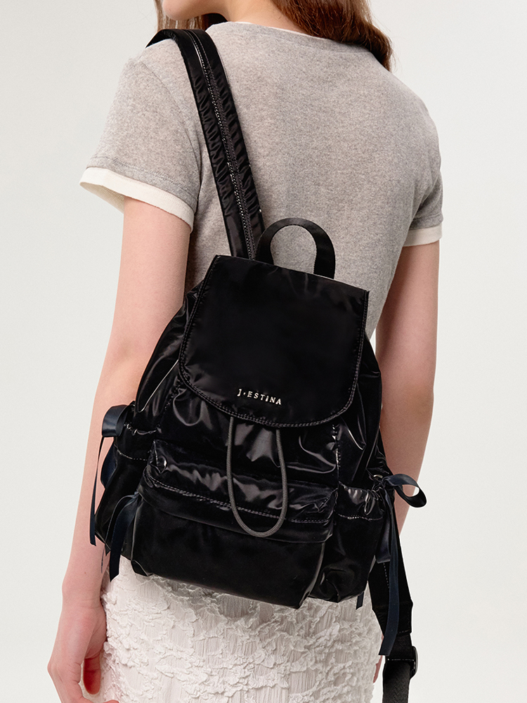 [N베송]제이에스티나 BALLO SM플랩백팩 BK (JHNEHB5BS129BK260)