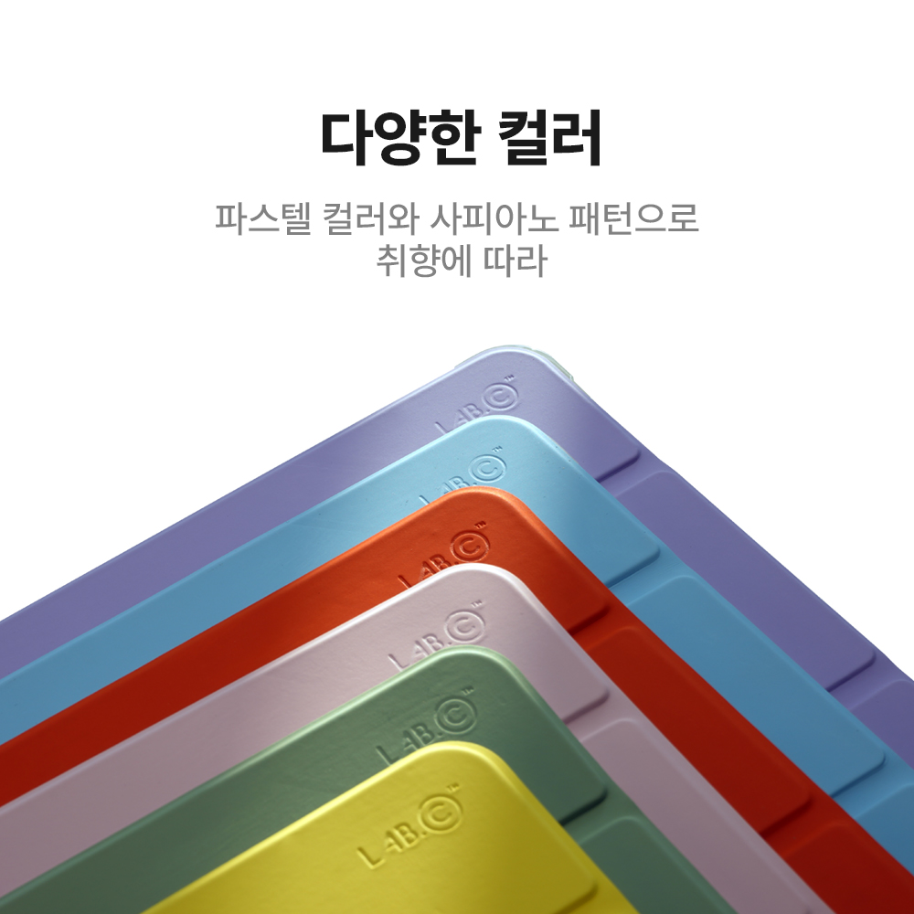 랩씨 클리어 슬림핏 케이스 스마트 북 커버 코랄, 아이패드 프로 28.2cm(11인치) M4 5세대 이미지 7