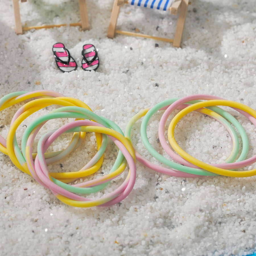 모기밴드 착용 이미지