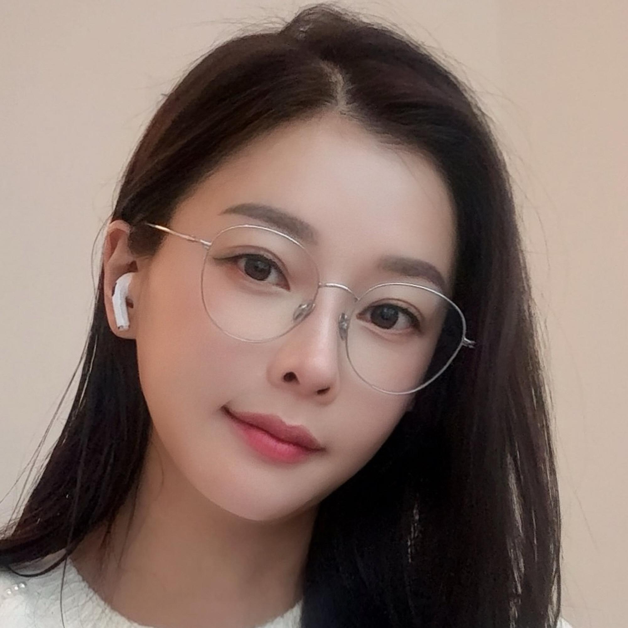 티타늄 안경 블루라이트차단 남자 여자 얼굴형에맞는 안경테 프레임픽 08041 - 상품 이미지