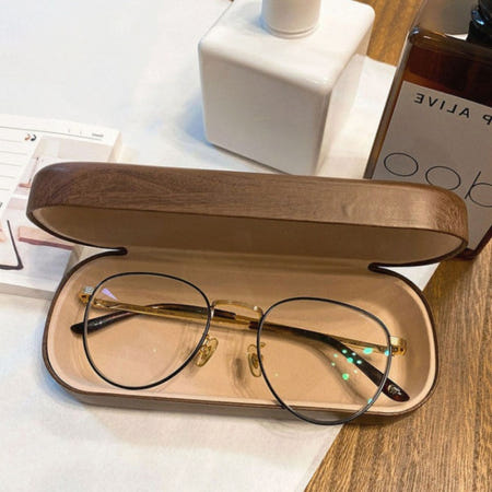 안경집 선글라스 보관함 단단한 심플한 우드 세련된 케이스