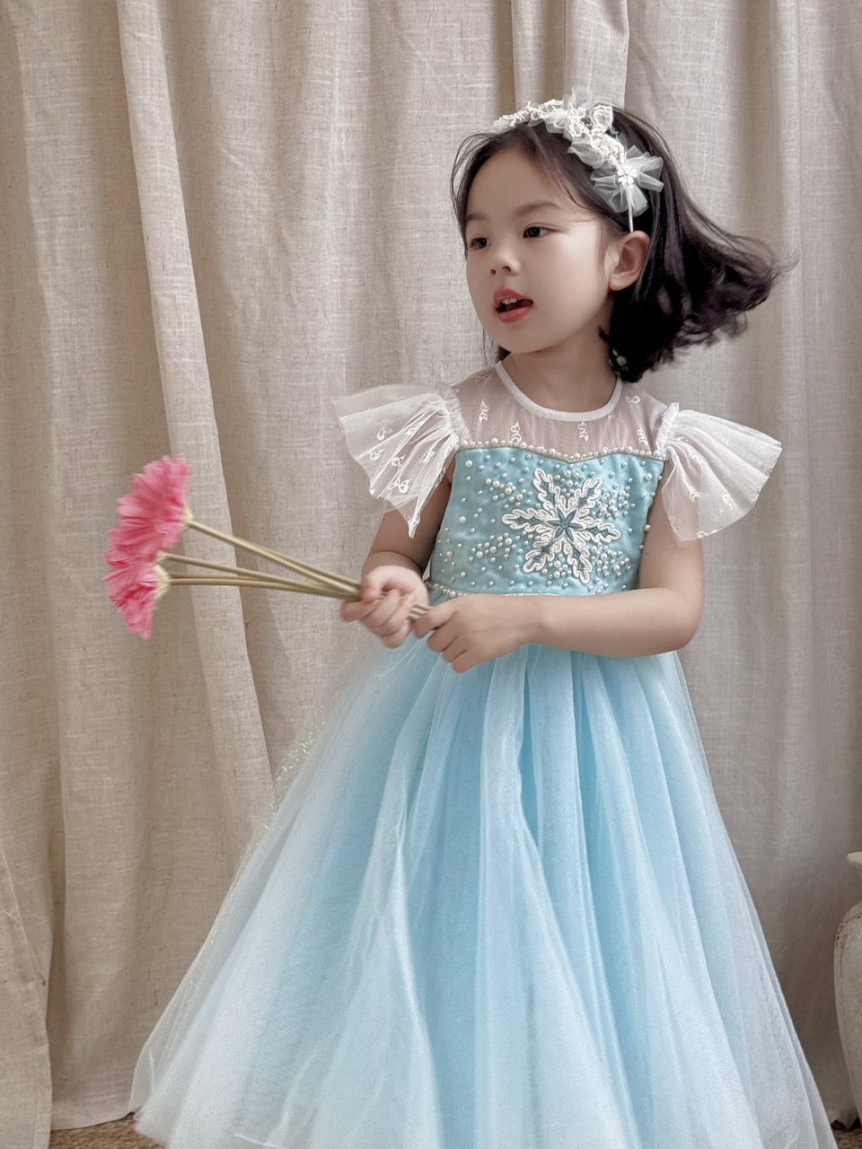 여름 눈꽃엘사드레스 공주 원피스 피오나 생일 파티 선물 이미지 7