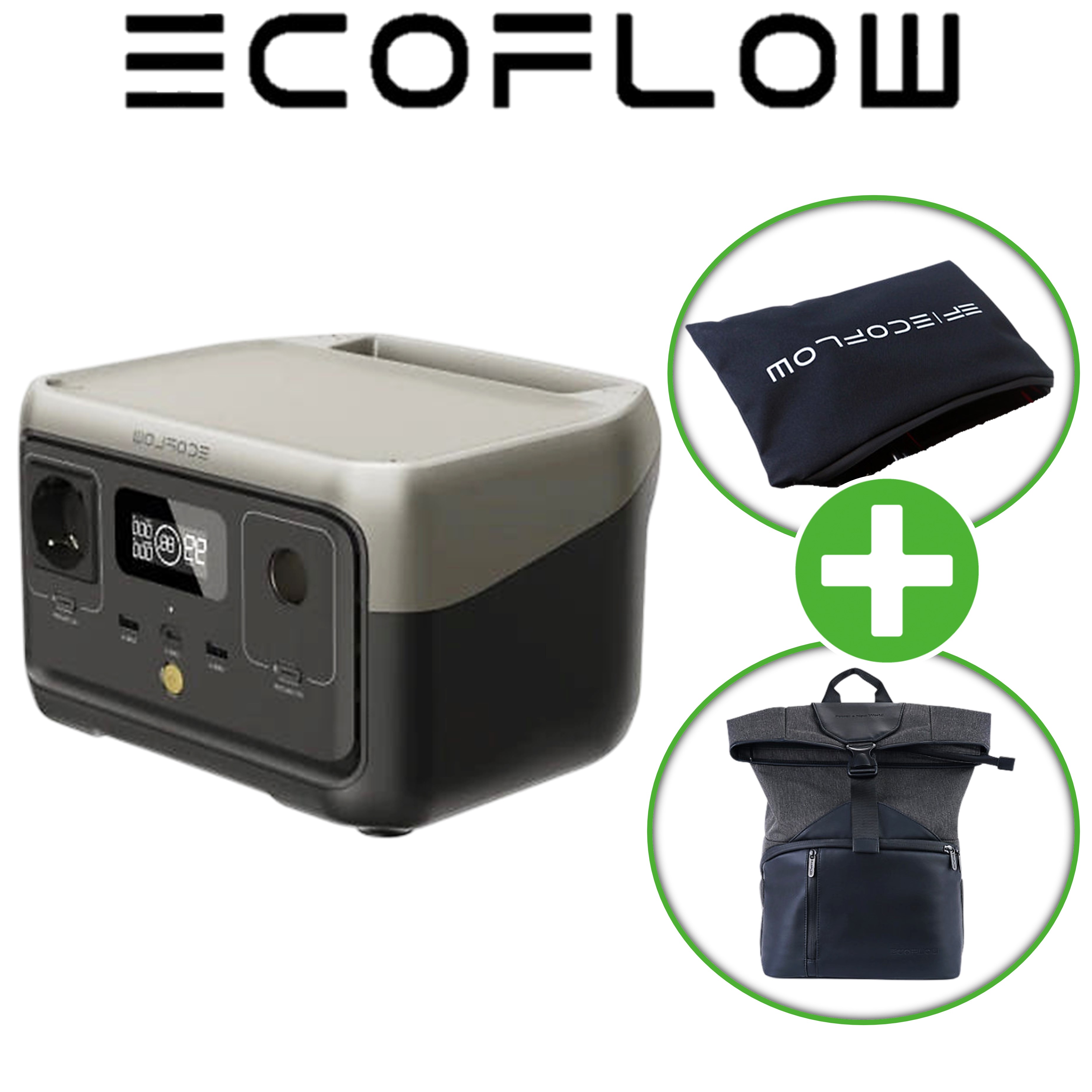 에코플로우 리버2 파워뱅크 220V 보조 배터리 인산철 휴대용 캠핑 차박