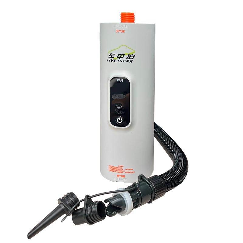 수류탄 에어펌프 팽창식 자충 매트리스 노즐 튜브 220V 펌프 (2.2psi) - 상품 이미지