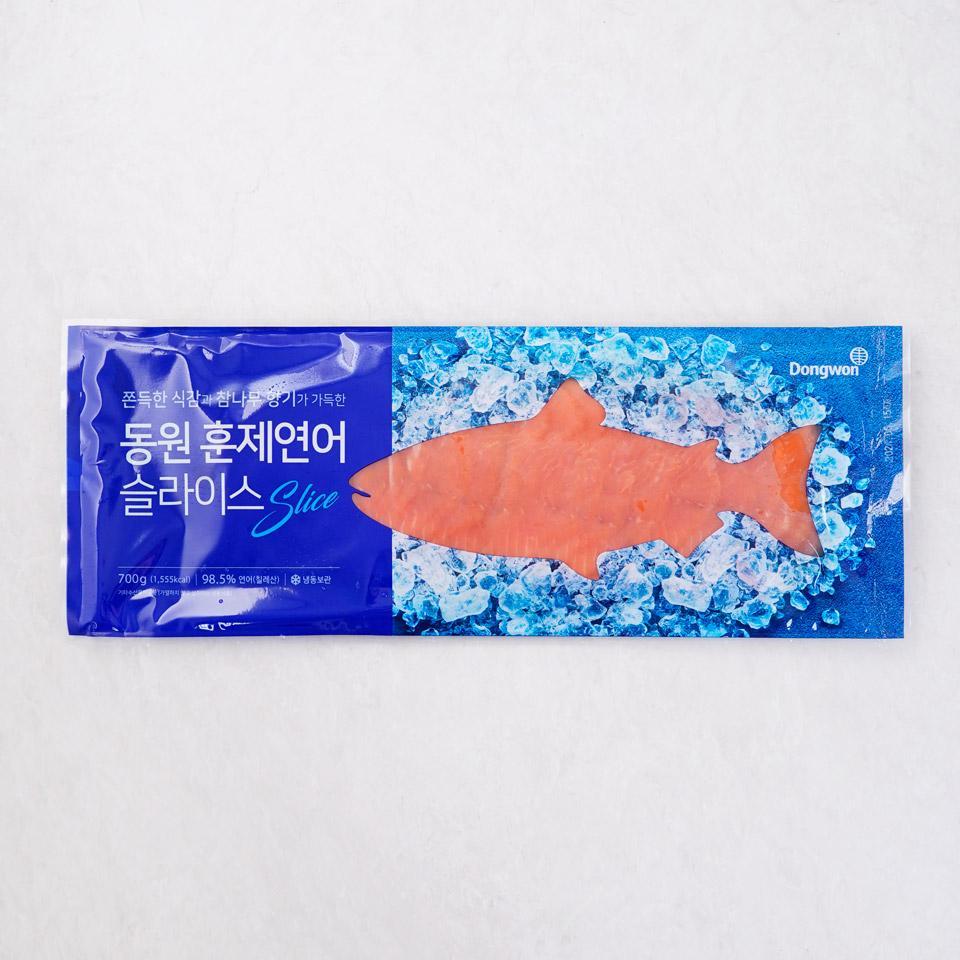 메가마트 동원 훈제 연어 슬라이스 700gx2개 - 상품 이미지