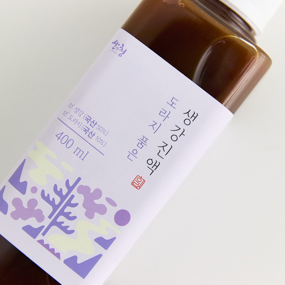 지리산 산청 도라지품은 생강진액 400ml (생강청) 힐링힐 - 상세 이미지 3