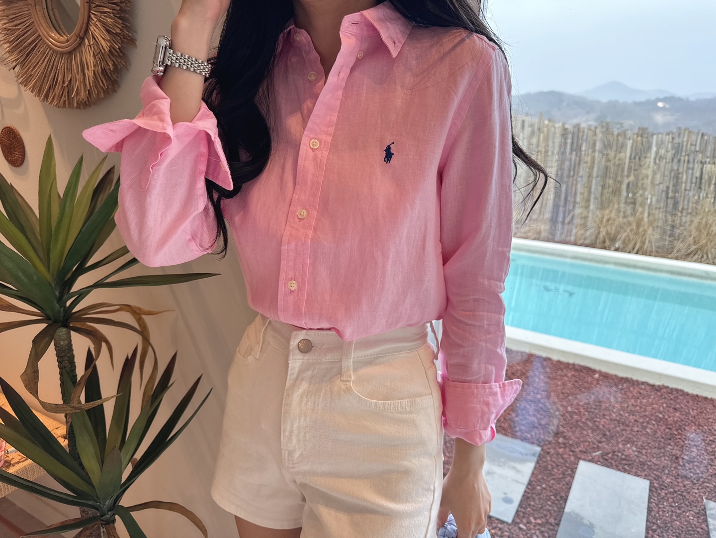 폴로 랄프로렌 린넨 셔츠, 여름 셔츠 추천, 시원한 린넨 스타일, 여자 린넨 셔츠, 주줌 쇼핑 후기