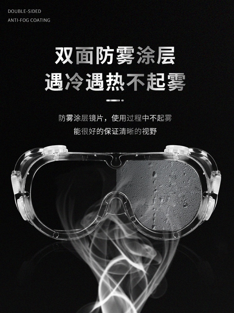 고글 안전모 인쇄 투구 보안경 건설 산업 현장 통풍 안전 슬롯형 고글 - 상세 이미지 4