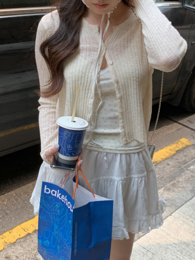 ✨48시간 5% SALE💕기획특가!💕 듀 여름 얇은 긴팔 크롭 가디건 (그레이제외 당일4c) 상세 이미지 90