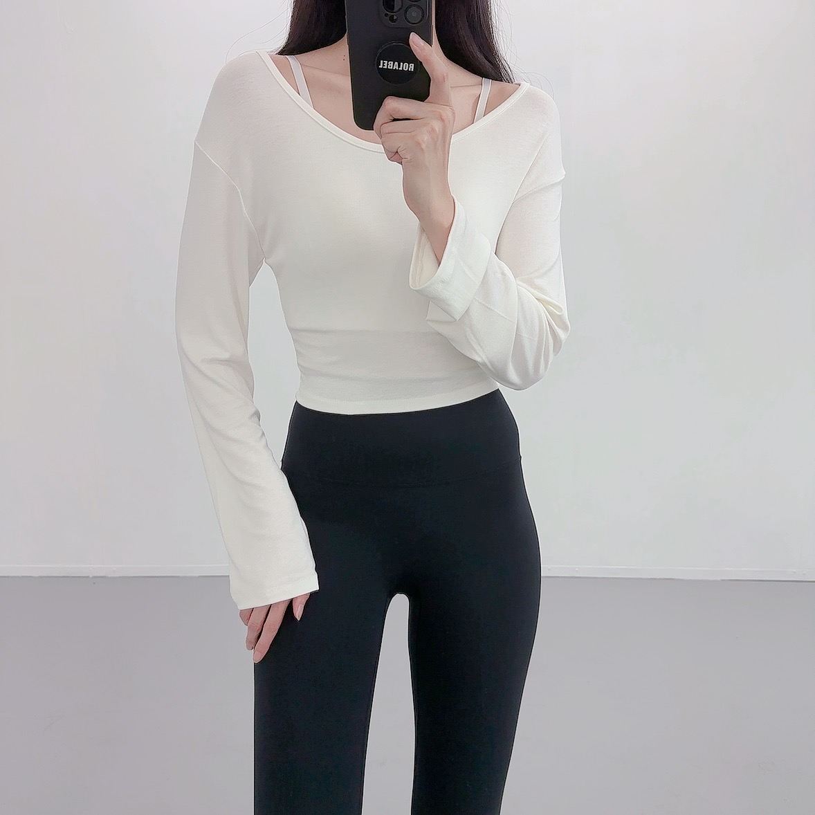 필라테스복 여성 요가복 필라테스복장 필라테스상의 애슬레저 요가옷 - 상세 이미지 3