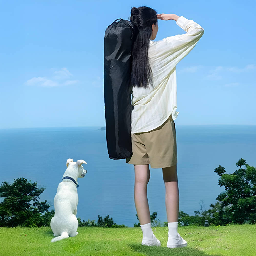 메이스 각도조절 접이식 캠핑 의자 릴렉스 체어 블랙 1+1 - 상세 이미지 3