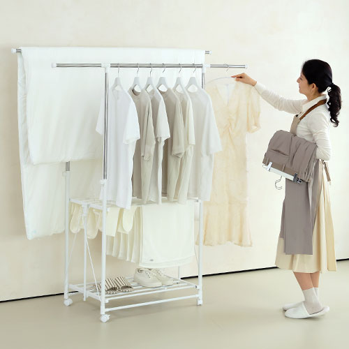 양드레 키다리 빨래건조대 대형 이불 수건 행주 스텐