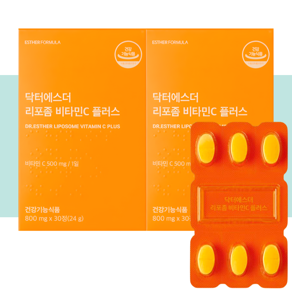 닥터에스더 리포좀 비타민씨 PLUS 비타민C 여에스터 30정X2박스