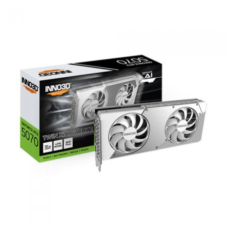 INNO3D INNO3D 지포스 RTX 5070 OC D7 12GB TWIN X2 WHITE VGA 그래픽카드