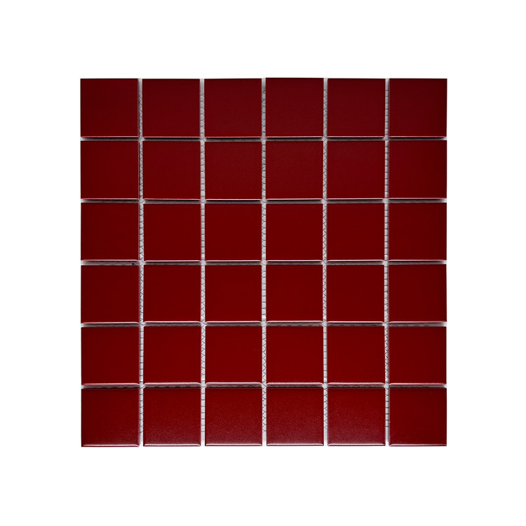 G48-BURGUNDY-M 버건디색 모자이크타일