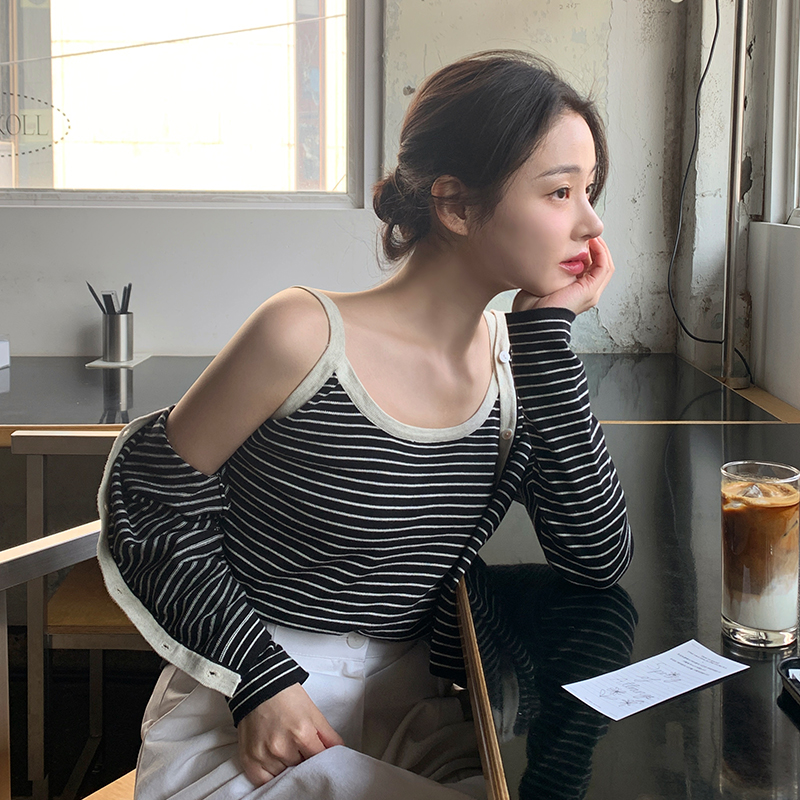이브니 스트라이프 나시 가디건 세트 st2850 - 상세 이미지 2