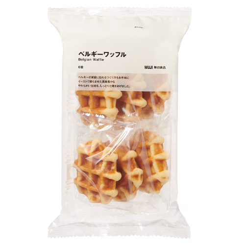 무인양품 벨기에 와플 6개입