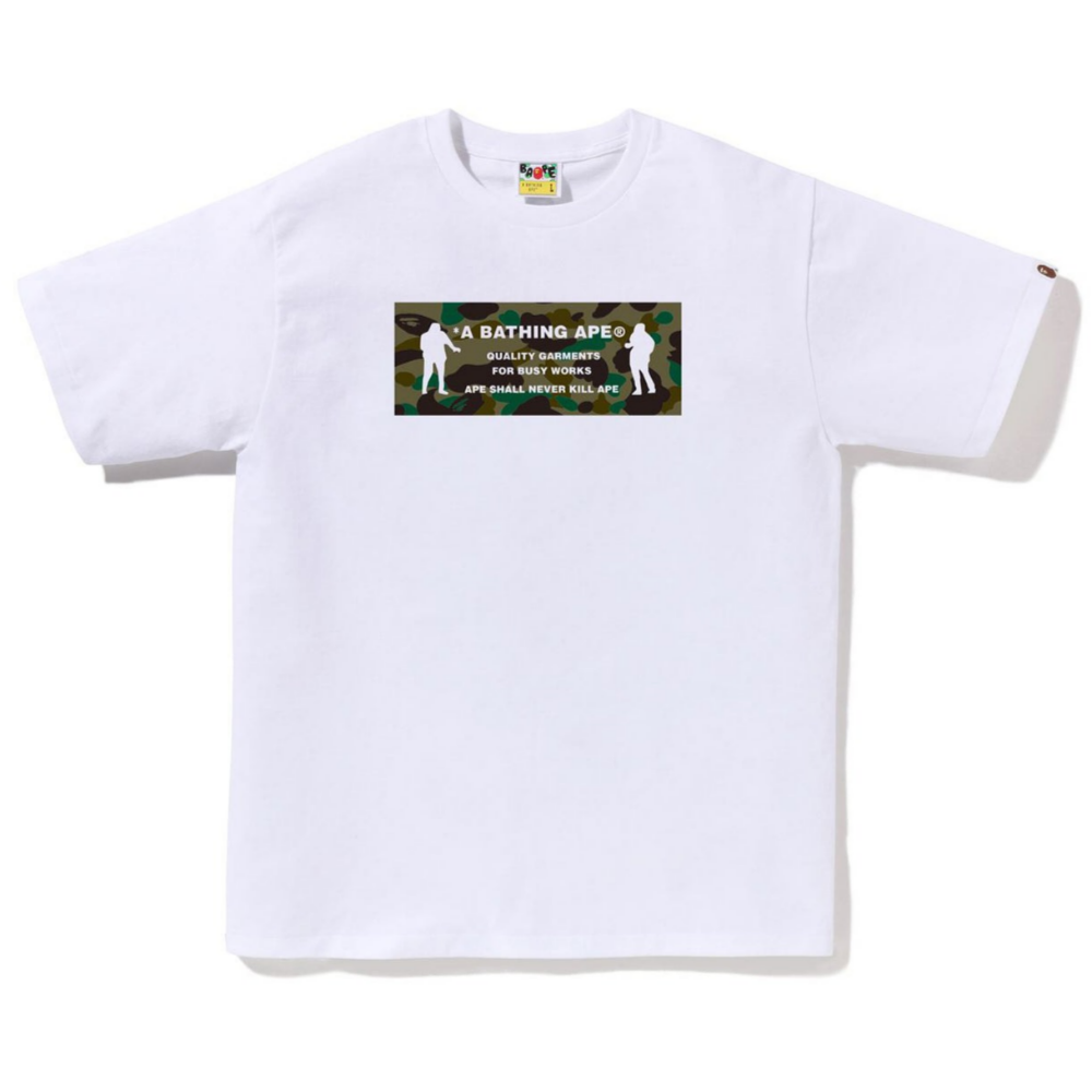 베이프 반팔티 1ST CAMO ARMY NAME TEE 4월 신상 1L30-110-014 - 상품 이미지