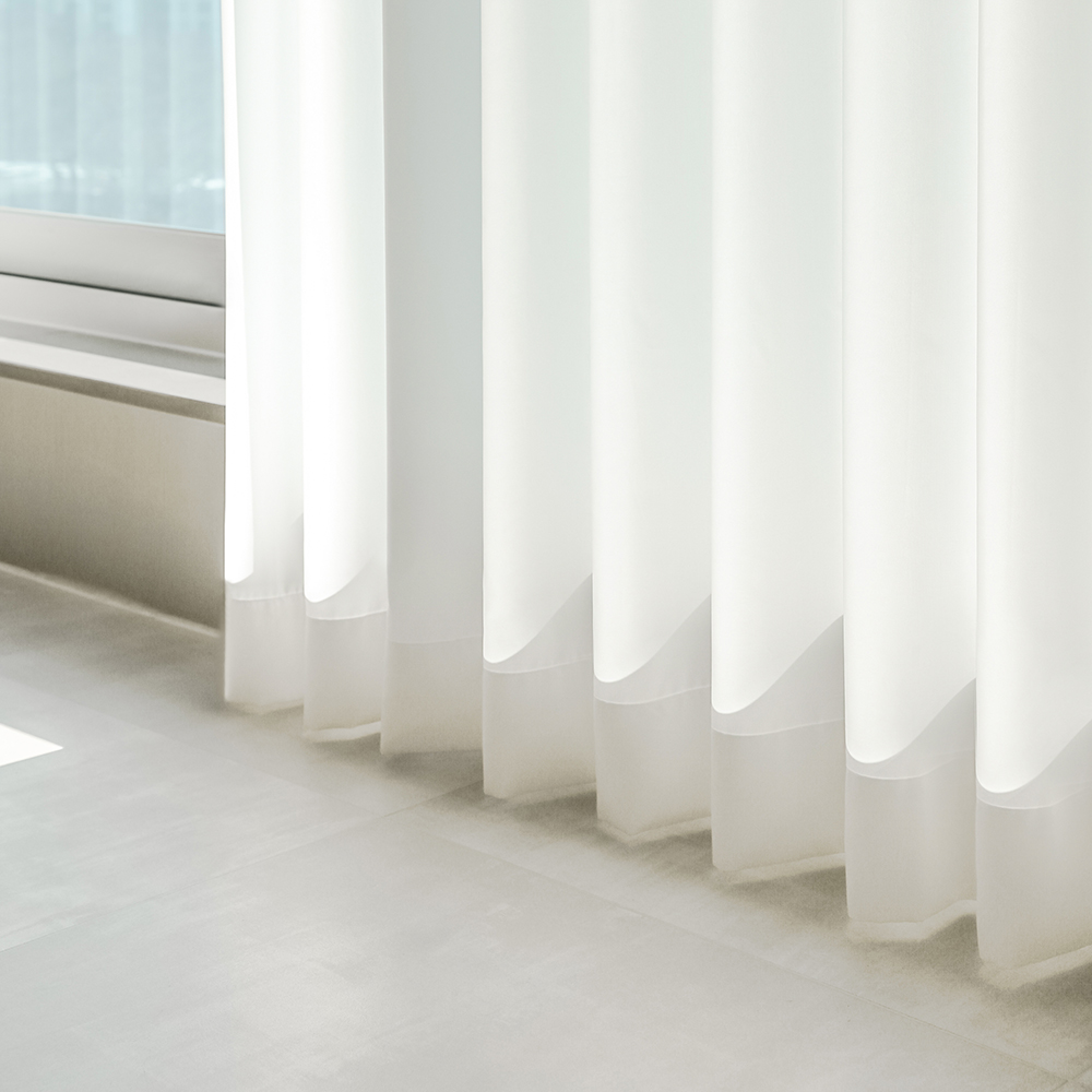 차르르 형상기억 쉬폰커튼 이음선없는 맞춤제작 도톰쉬폰커튼