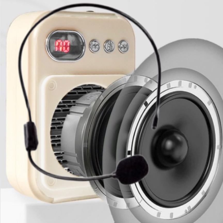 휴대용 마이크 앰프 교실용 선생님 마이크 강사용 마이크 미니 메가폰