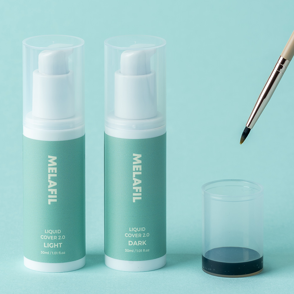 멜라필 리퀴드커버 백반증커버제 컨실러 튼살커버제 태닝메이크업 72시간지속 브러쉬포함 30ml - 상세 이미지 5