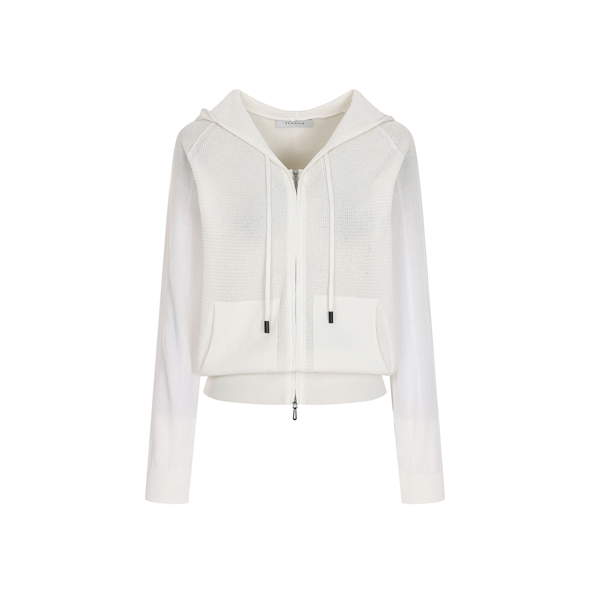 예시카 썸머 시스루 비스코스 후드 집업 가디건 YJ4KC101