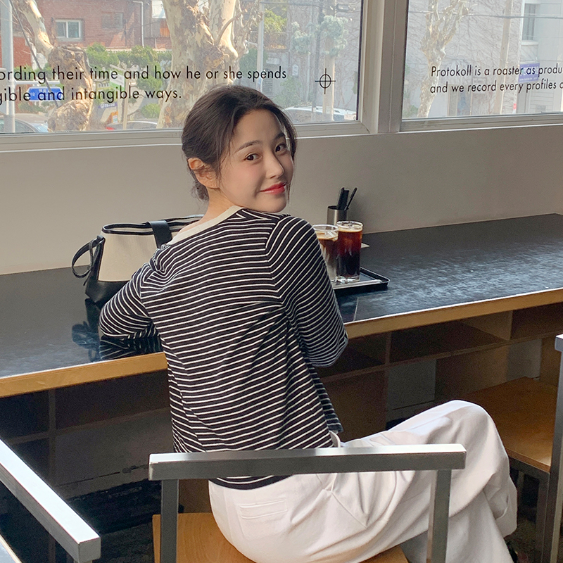 이브니 스트라이프 나시 가디건 세트 st2850 - 상세 이미지 5
