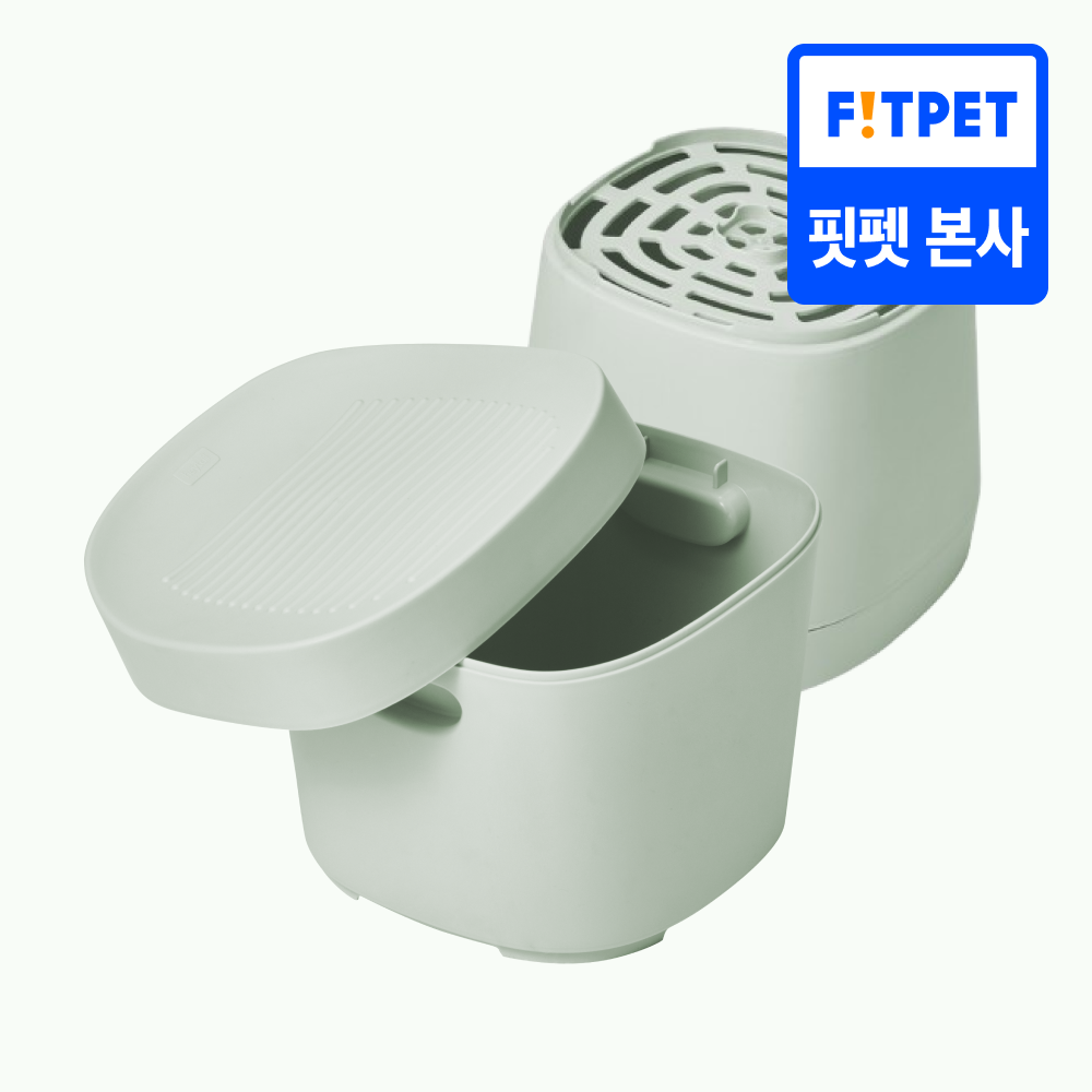헤이테일 컴팩트 욕실의자 강아지 고양이 미끄럼방지 수납형 목욕의자 - 상품 이미지
