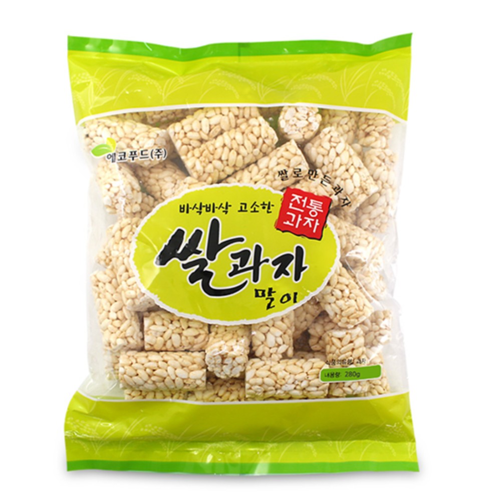 전통 쌀과자 말이 280gx6개 추억의 건강 과자 대용량 단체 어린이 간식 사무실 : 가락2랜드