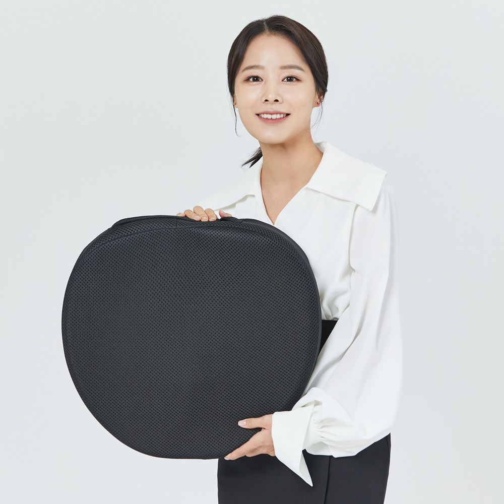 펄케어 기능성 자세교정 방석 메모리폼 허리 골반 바른자세 특허 우레탄폼 에어매쉬 원단 - 상세 이미지 3