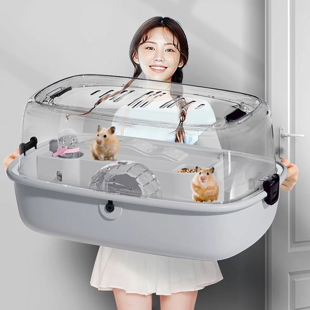 케이지 기니피그 집 실내 사육장 애완 대형 지붕 - 상세 이미지 2