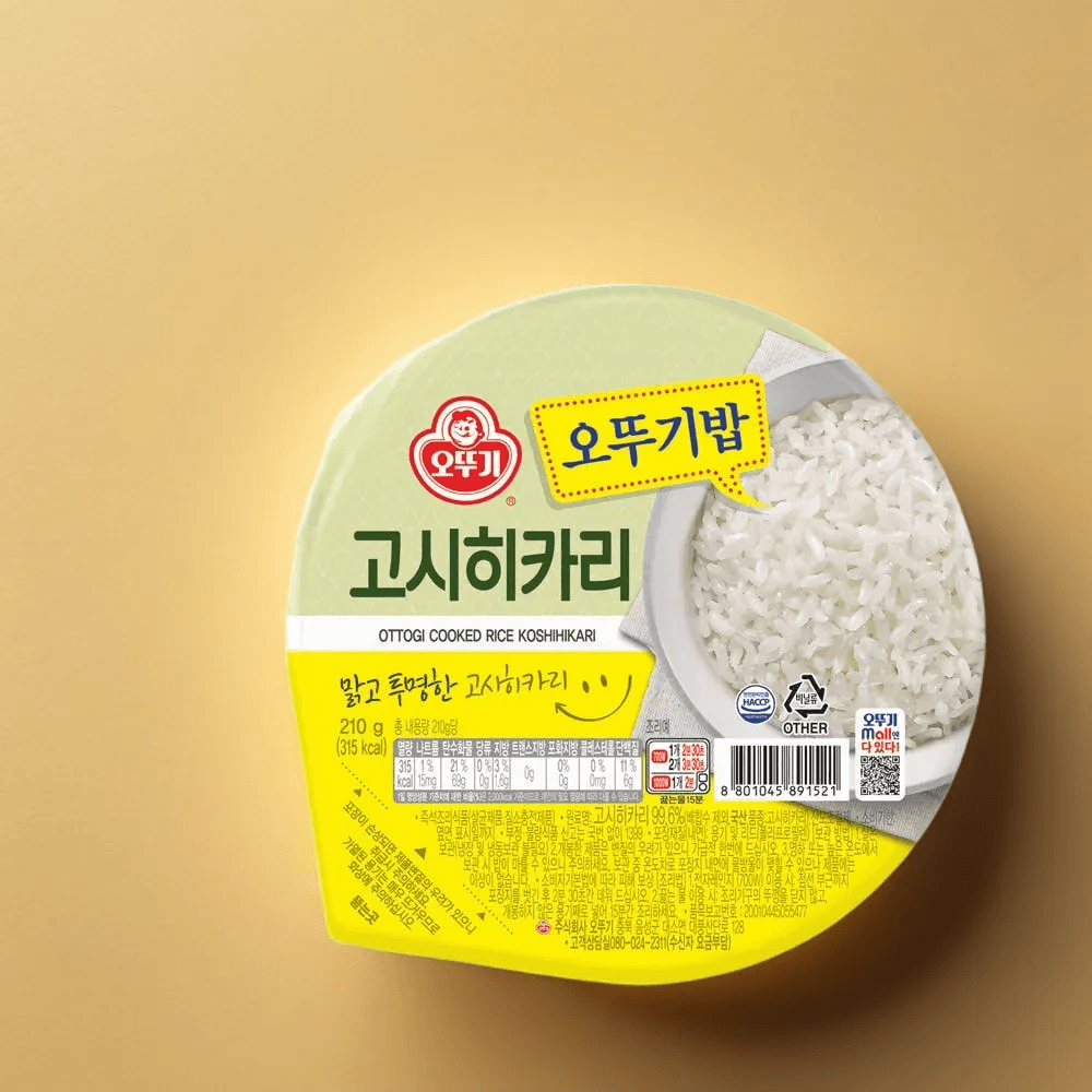 오뚜기 오뚜기밥 고시히카리 210g 맛있는 : 에브리 one shop