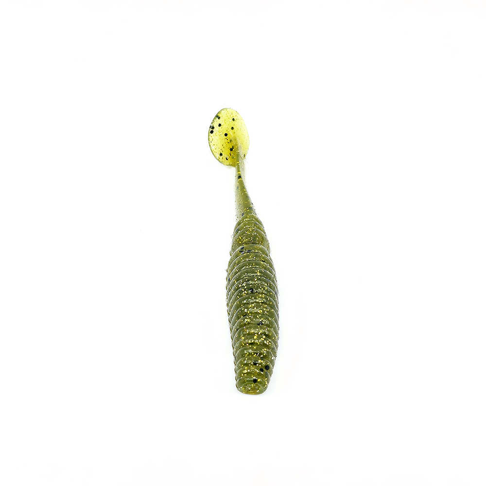 캣츠크로우 어태거 스태거 배스웜 028 워터멜론 골드, 10cm(4인치) - 상세 이미지 3